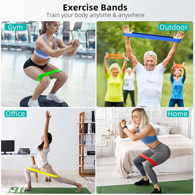 Ultimate Resistance Bands Set for Yoga, Fitness, and Dance - Enhance Your Leg and Hip Workouts with Versatile Elastic Loop Bands